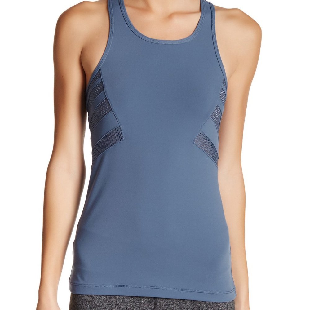 EUC Lorna Jane Sleek Excel Tank Polished Gray XS